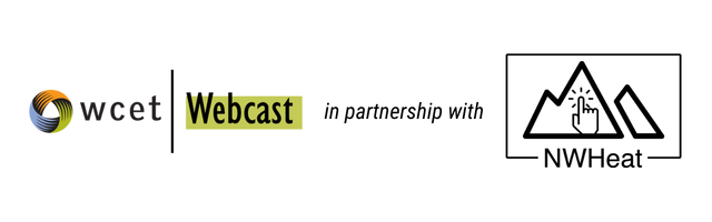 Image of WCET Webcast logo in partnership with NWHeat